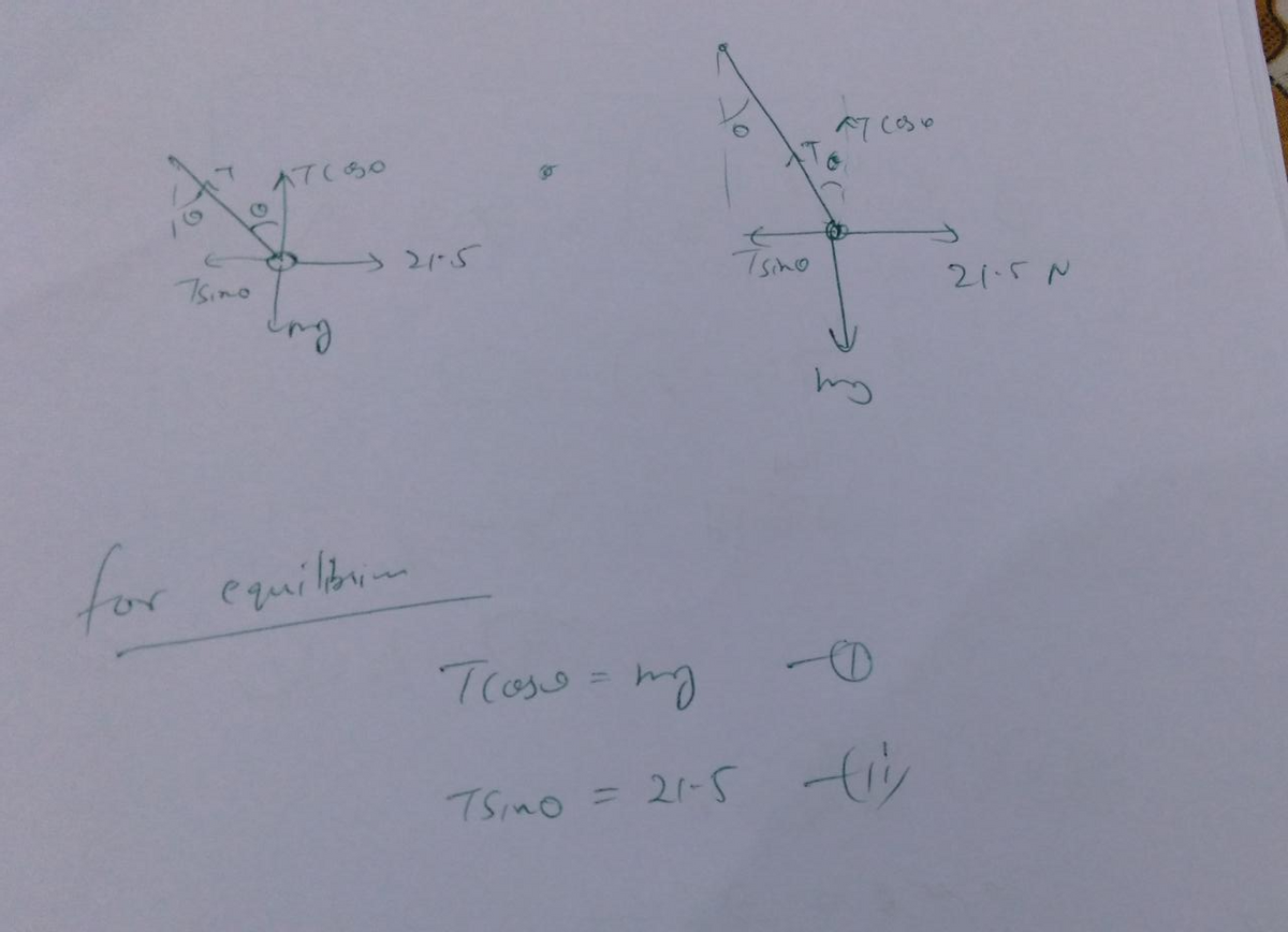 Physics homework question answer, step 1, image 1