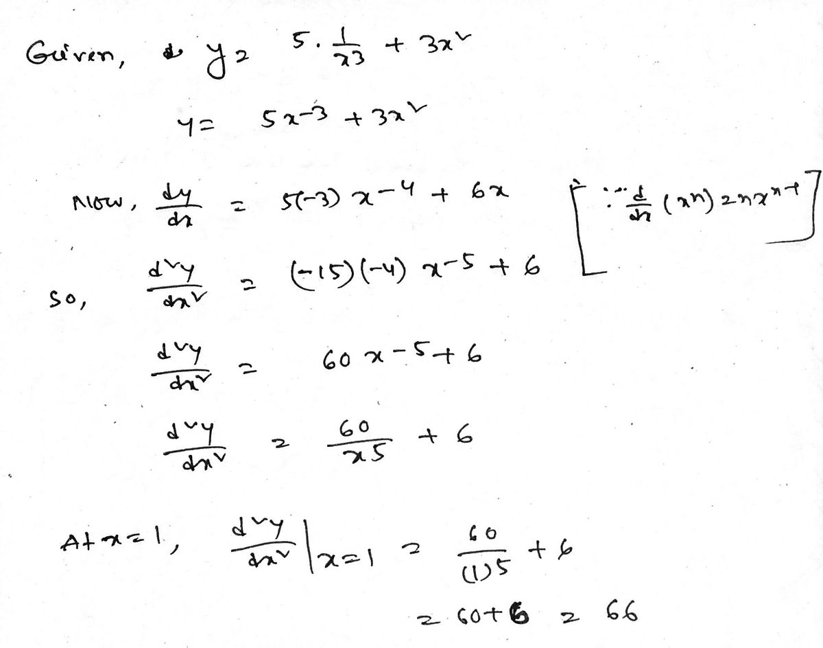 Calculus homework question answer, step 1, image 1