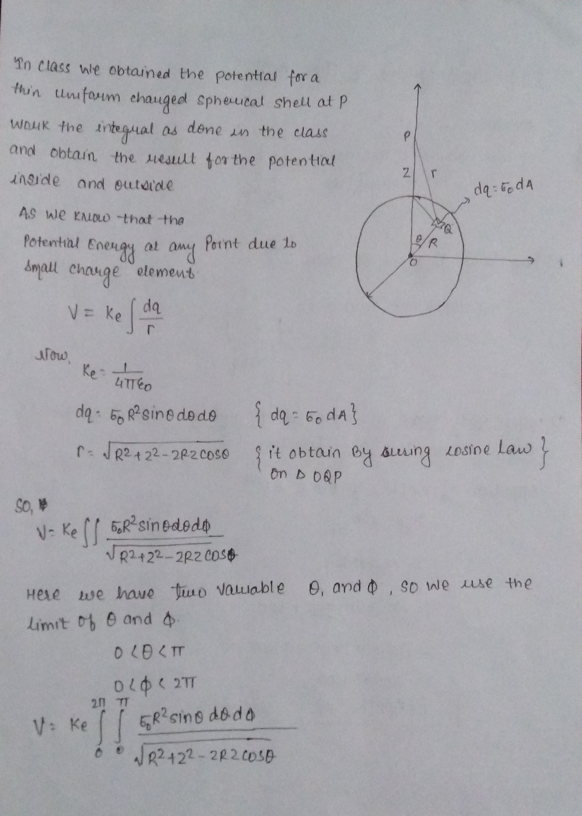 Advanced Physics homework question answer, step 1, image 1