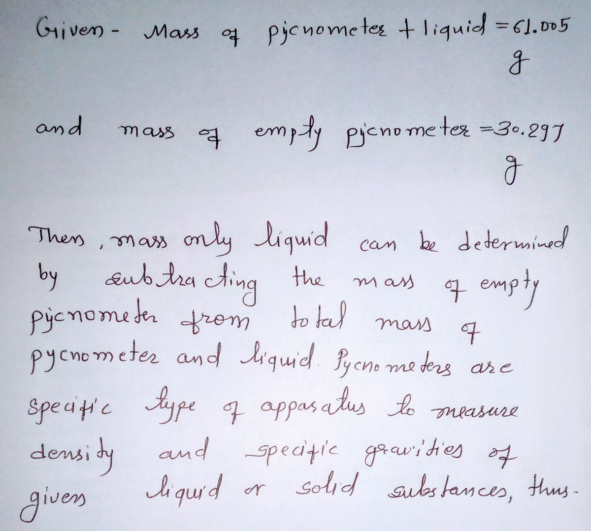 Chemistry homework question answer, step 1, image 1