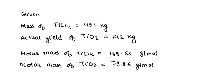 Chemistry homework question answer, step 1, image 1