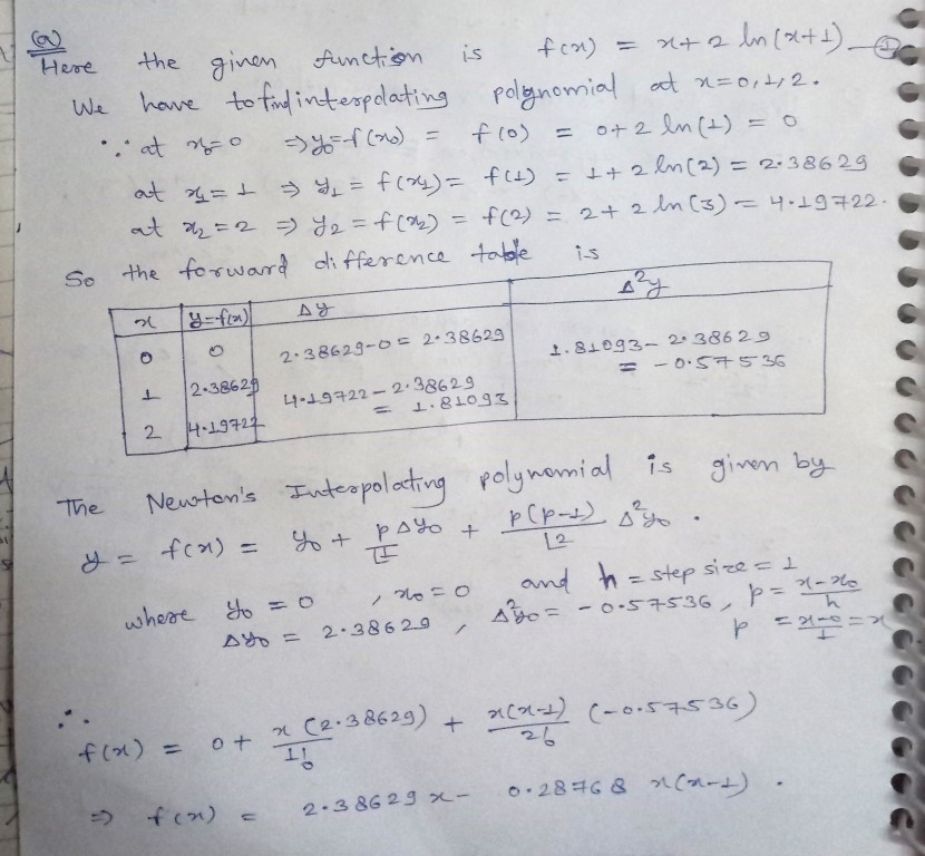 Advanced Math homework question answer, step 2, image 1