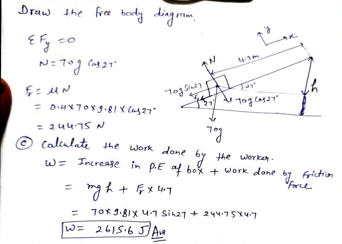 Physics homework question answer, step 1, image 1