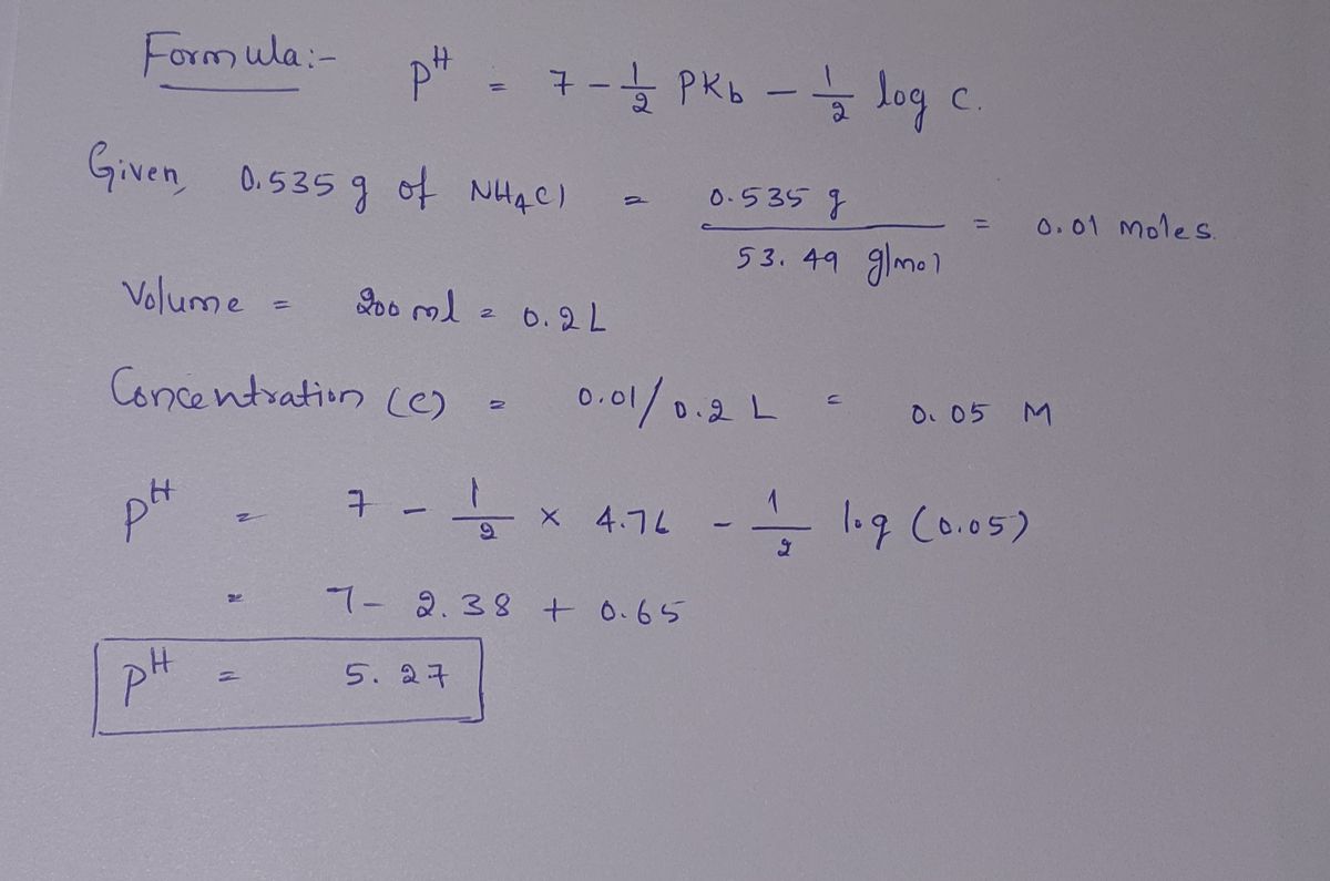 Chemistry homework question answer, step 1, image 1