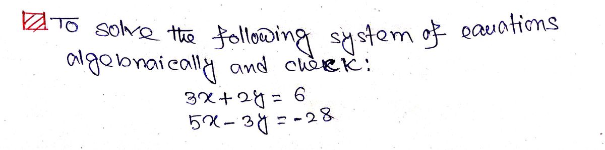 Algebra homework question answer, step 1, image 1