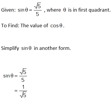 Trigonometry homework question answer, step 1, image 1