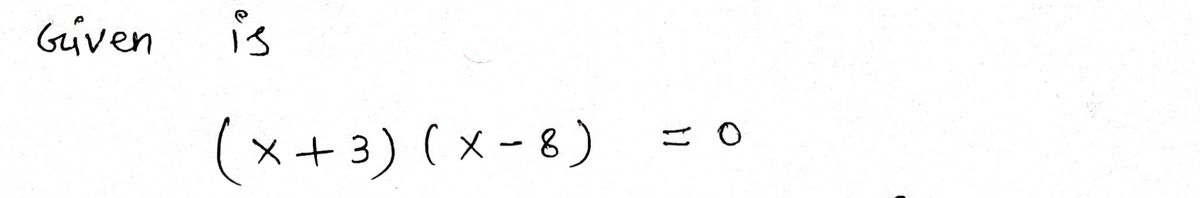 Algebra homework question answer, step 1, image 1