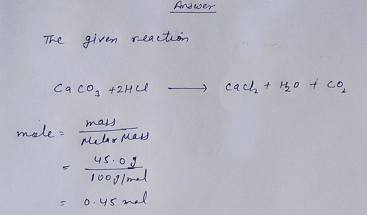 Chemistry homework question answer, step 1, image 1