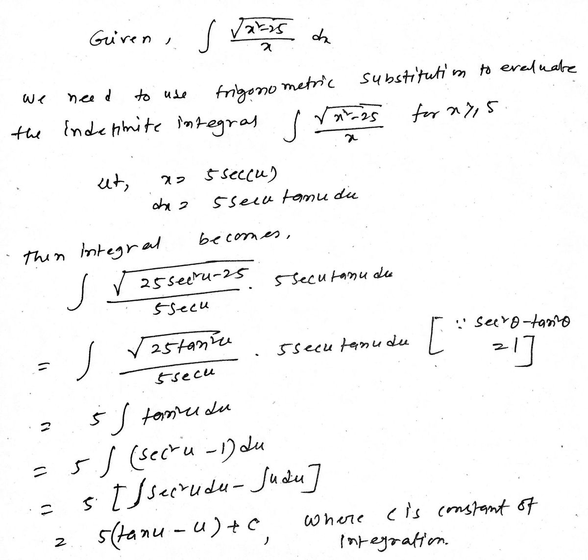 Calculus homework question answer, step 1, image 1