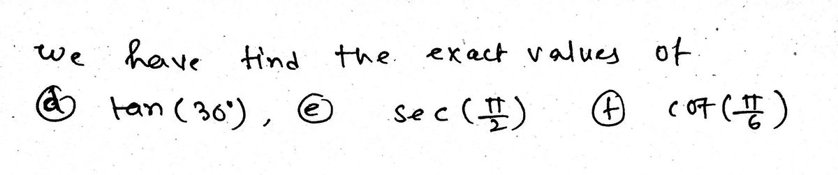 Trigonometry homework question answer, step 1, image 1