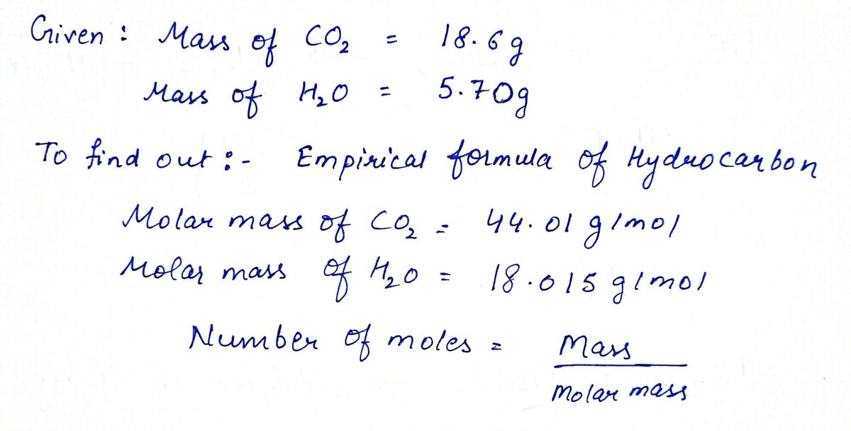 Chemistry homework question answer, step 1, image 1