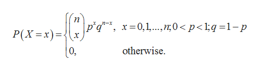 Ба
x 0,1 0p<1;q =1-p
P(Xx)=J
otherwise
