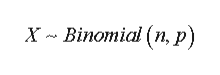 X - Вiпотia (n, p)
Binomial
