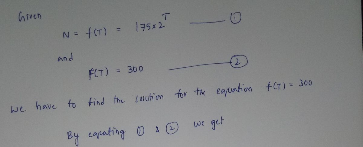 Algebra homework question answer, step 1, image 1