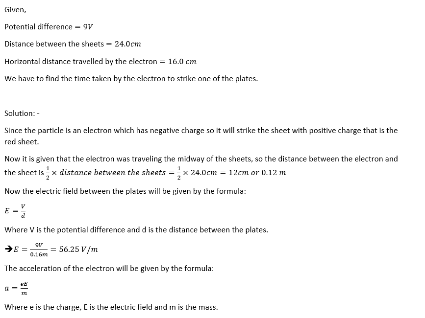 Physics homework question answer, step 1, image 1