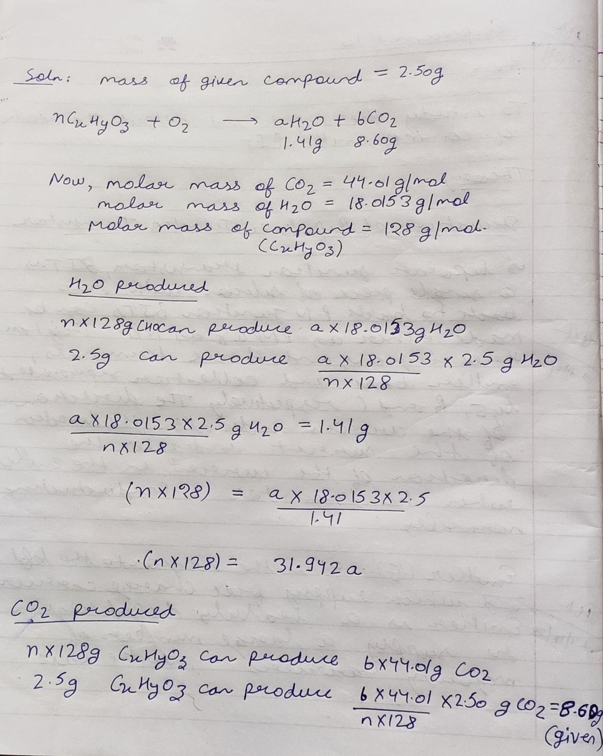 Chemistry homework question answer, step 1, image 1