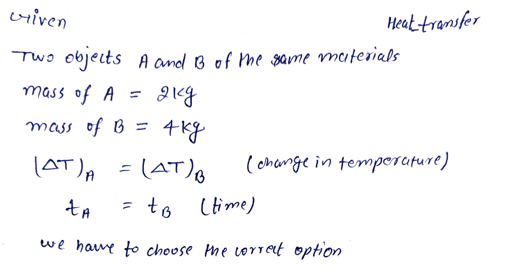 Physics homework question answer, step 1, image 1