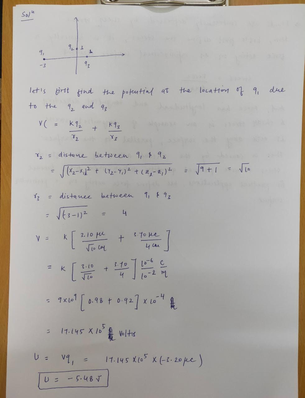 Advanced Physics homework question answer, step 1, image 1