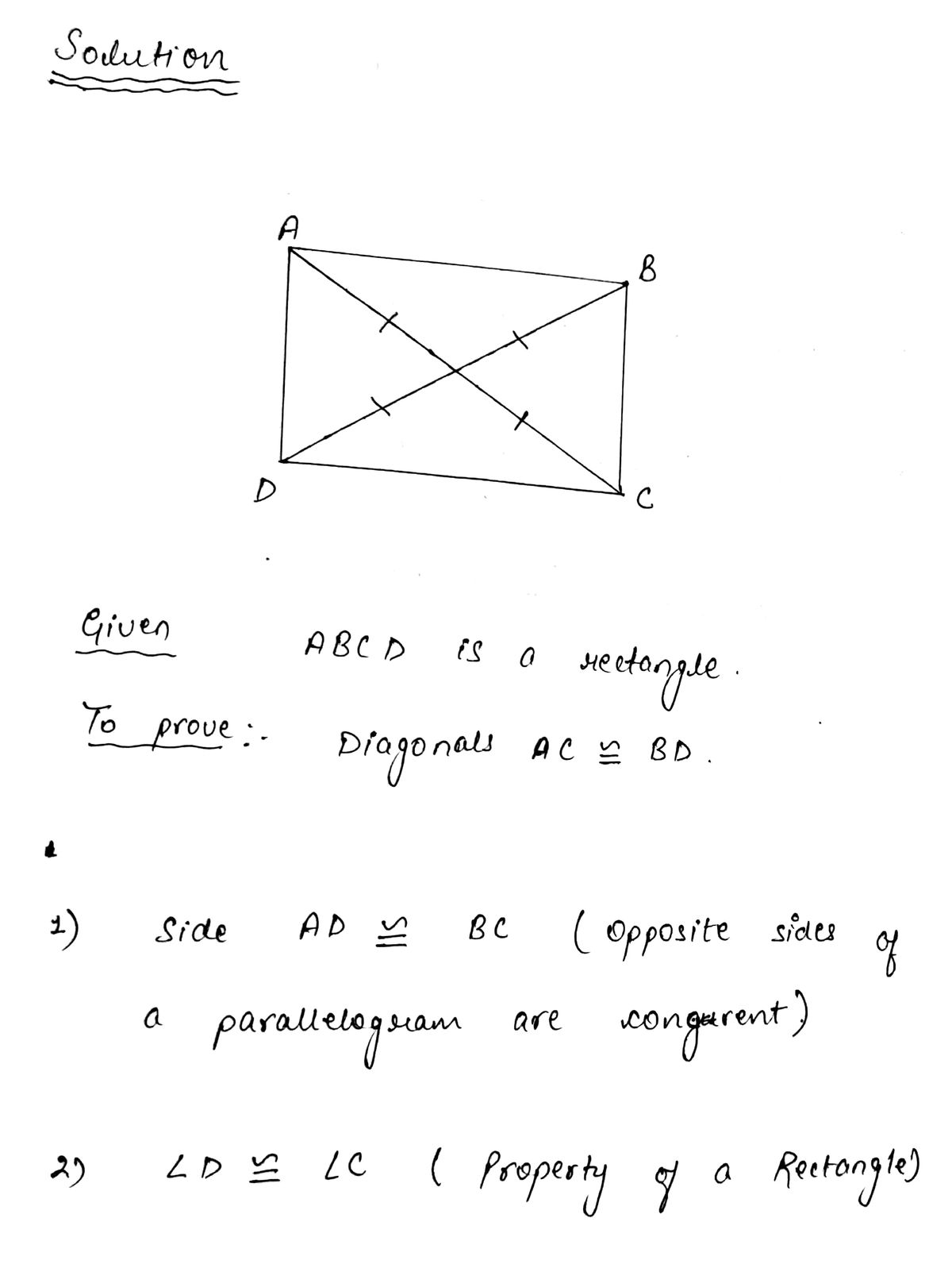 Geometry homework question answer, step 1, image 1