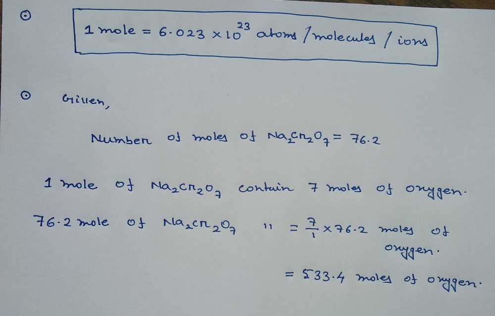 Chemistry homework question answer, step 1, image 1