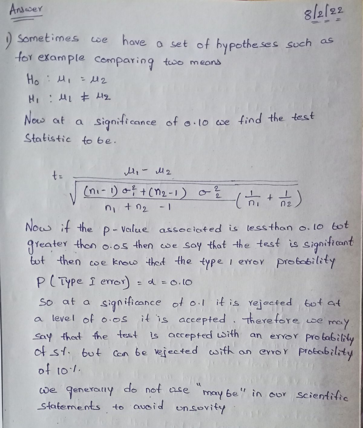 Statistics homework question answer, step 1, image 1