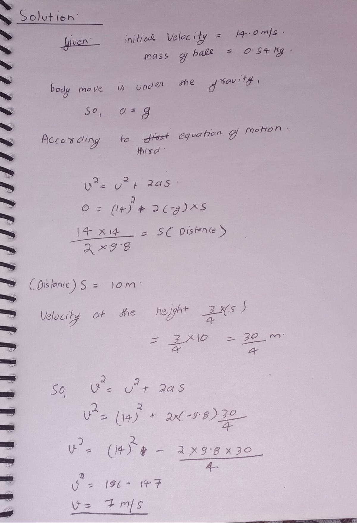 Physics homework question answer, step 1, image 1