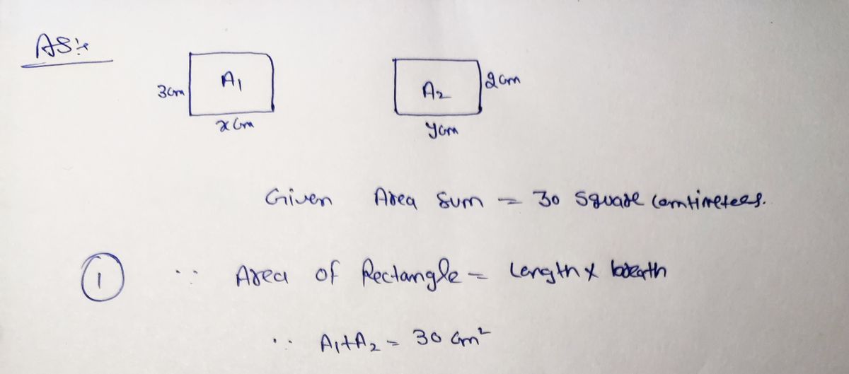 Algebra homework question answer, step 1, image 1