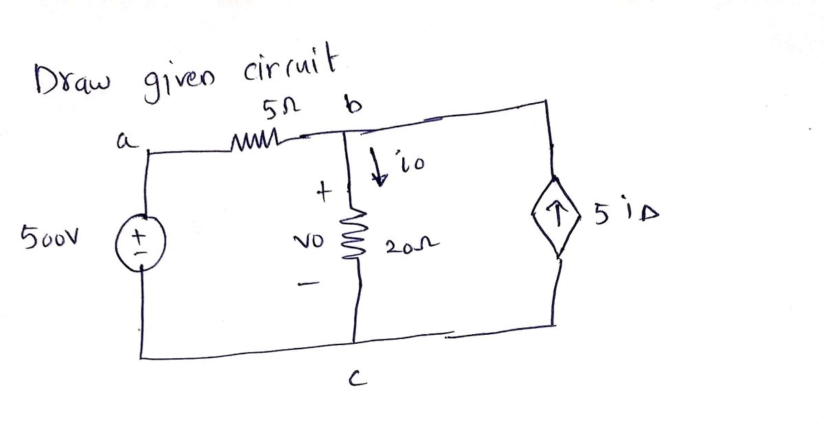 Electrical Engineering homework question answer, step 1, image 1