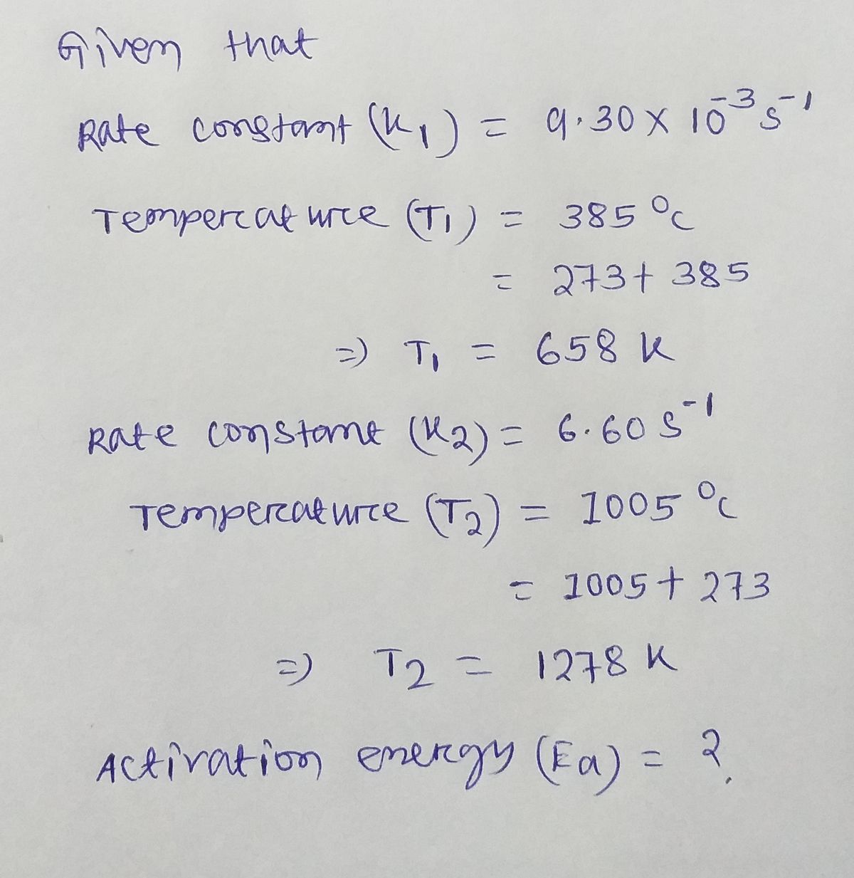 Chemistry homework question answer, step 1, image 1