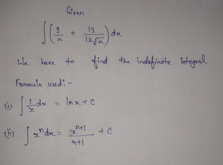 Calculus homework question answer, step 1, image 1