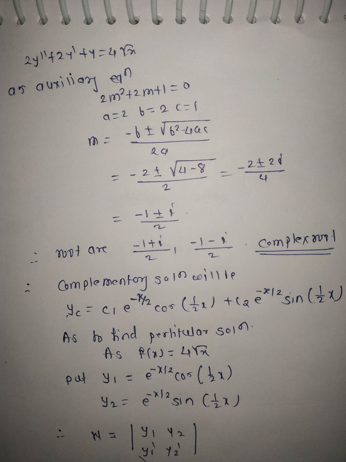 Advanced Math homework question answer, step 1, image 1