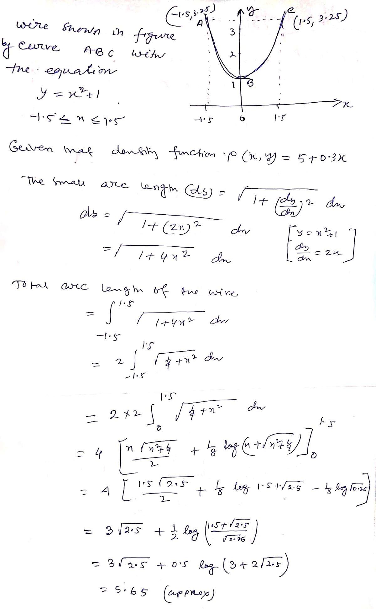 Advanced Math homework question answer, step 1, image 1