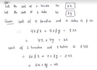 Algebra homework question answer, step 1, image 1