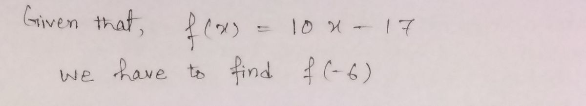 Algebra homework question answer, step 1, image 1