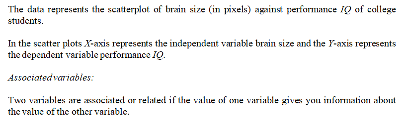 ANSWERED] A study examined brain size measured as pixels coun - Calculus  - Kunduz