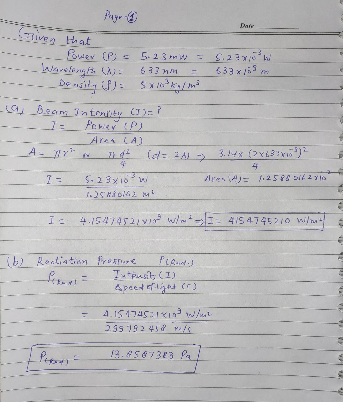 Advanced Physics homework question answer, step 1, image 1