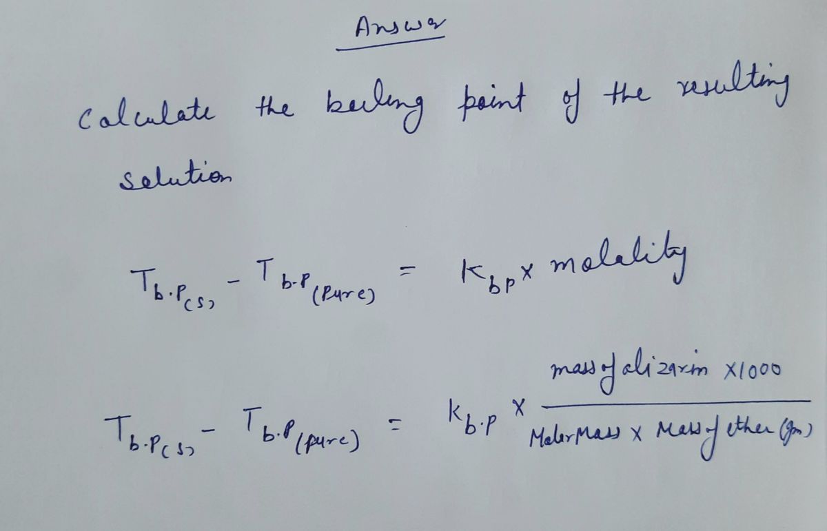 Chemistry homework question answer, step 1, image 1