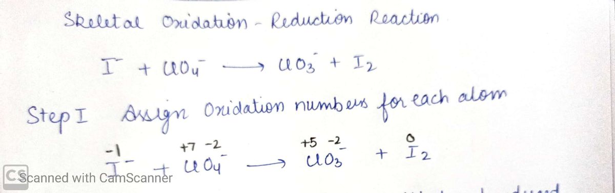 Chemistry homework question answer, step 1, image 1