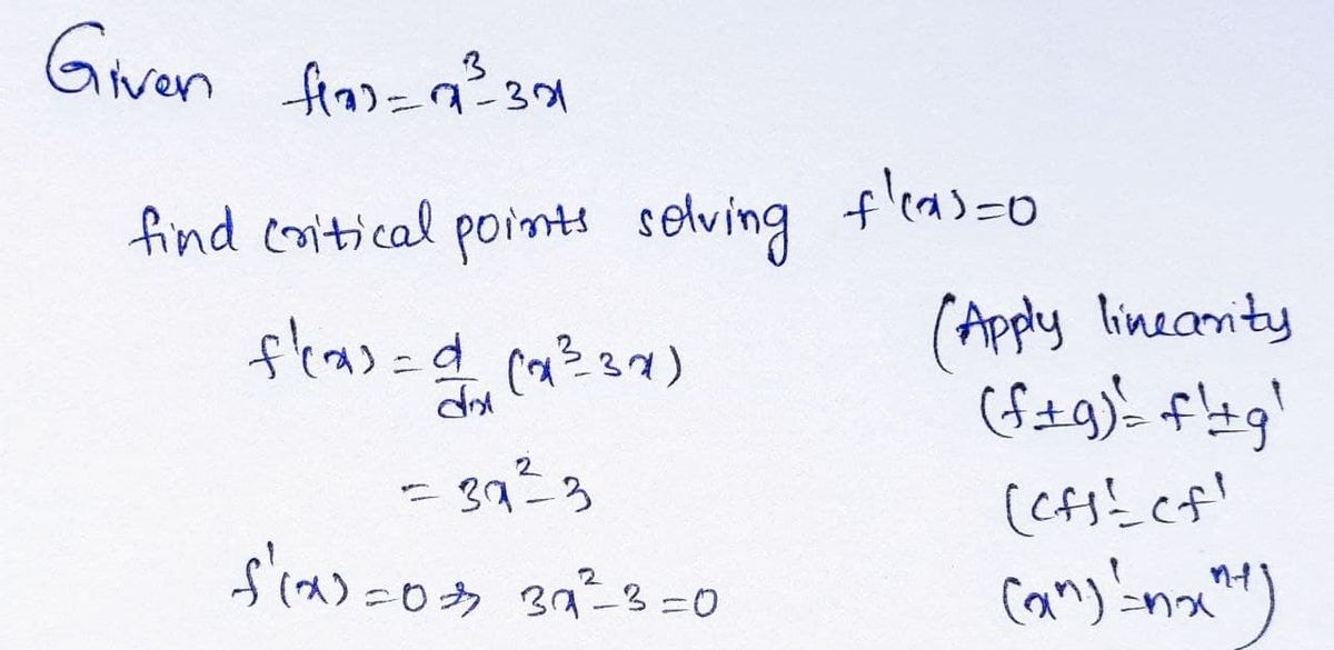 Calculus homework question answer, step 1, image 1