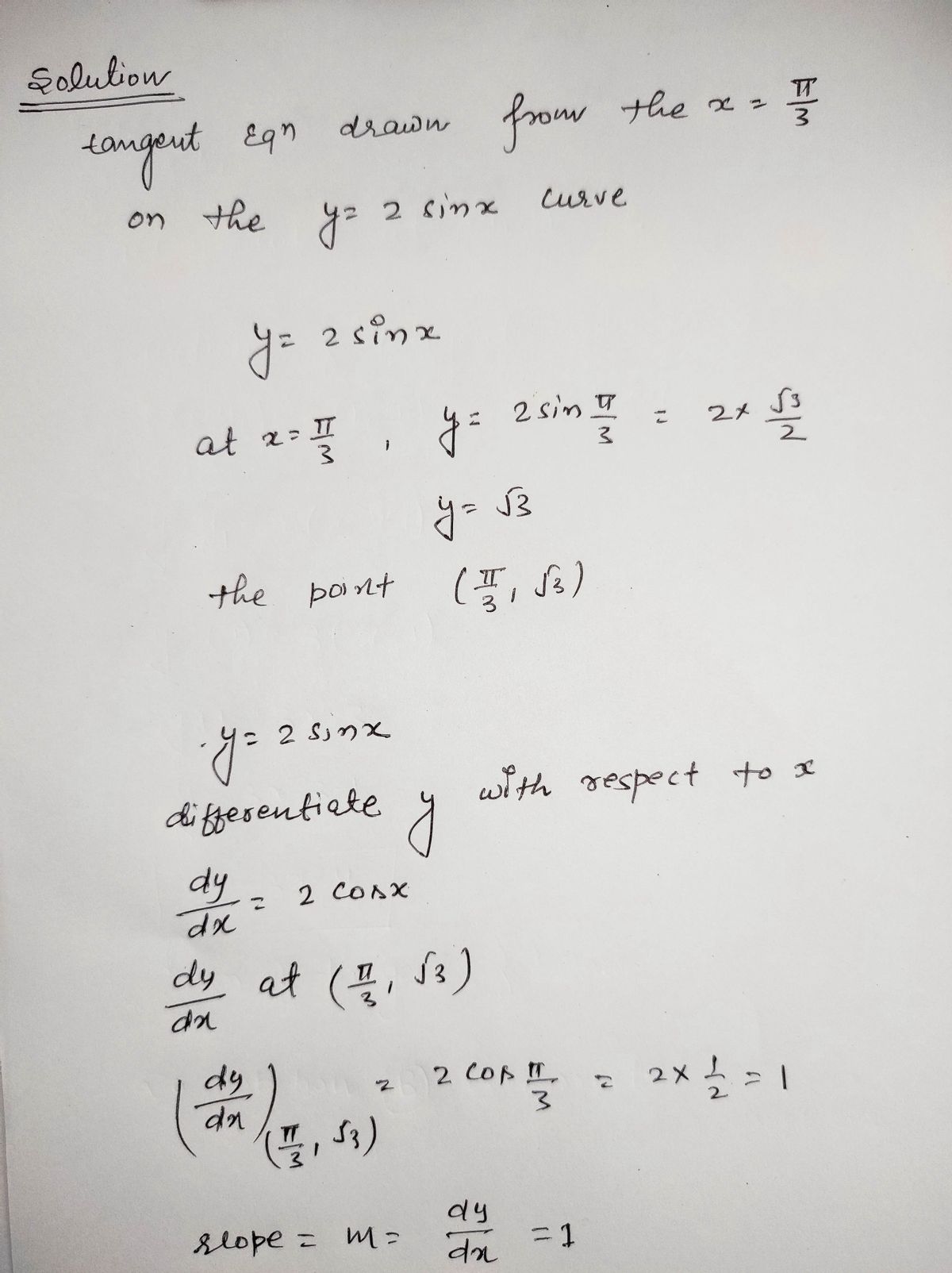 Calculus homework question answer, step 1, image 1