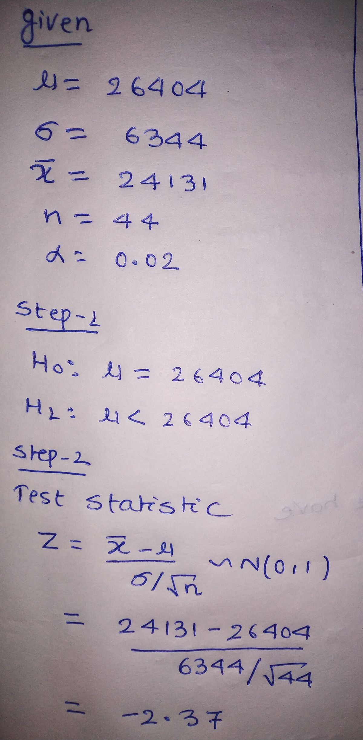 Statistics homework question answer, step 1, image 1