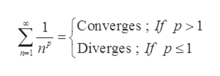 Converges If p >1
Diverges ; If ps1
1
8
