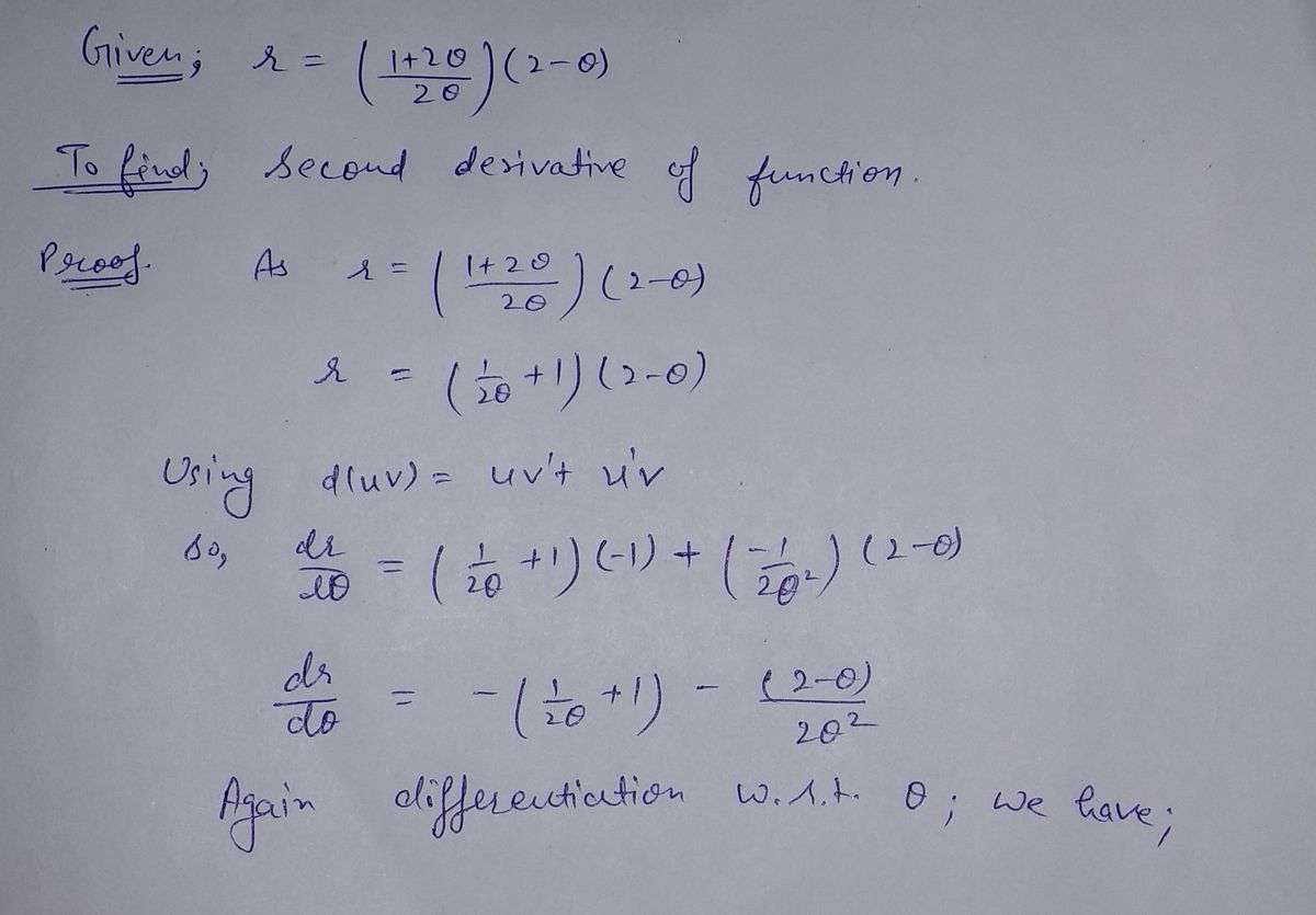 Calculus homework question answer, step 1, image 1