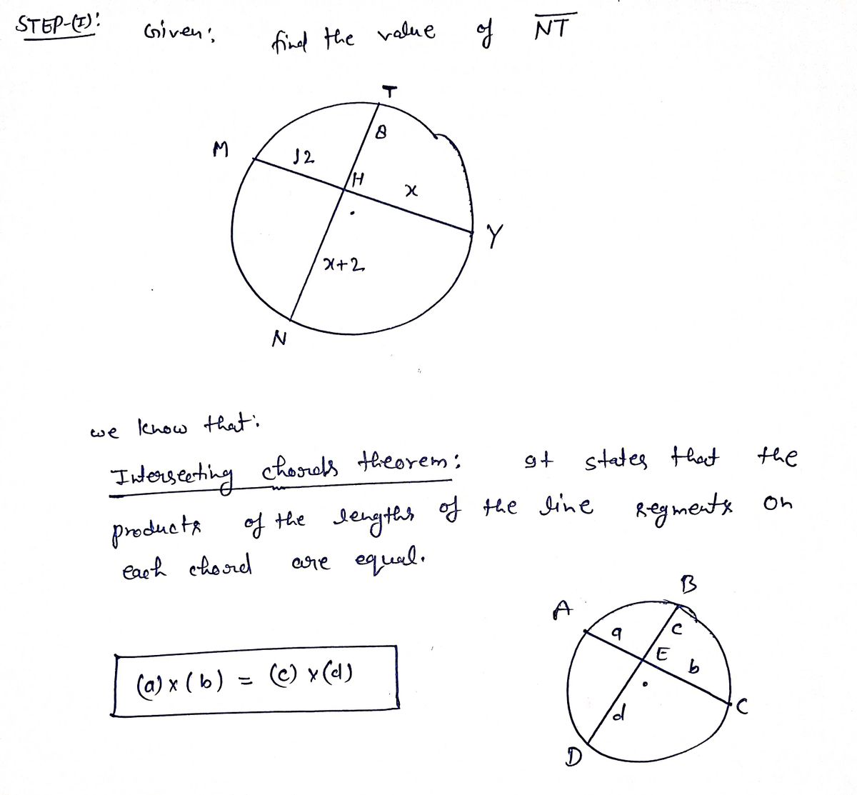 Geometry homework question answer, step 1, image 1