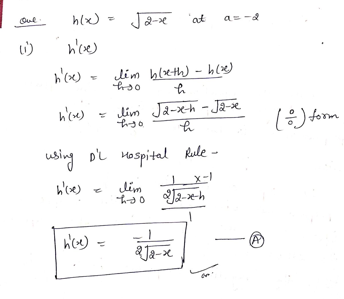 Calculus homework question answer, step 1, image 1