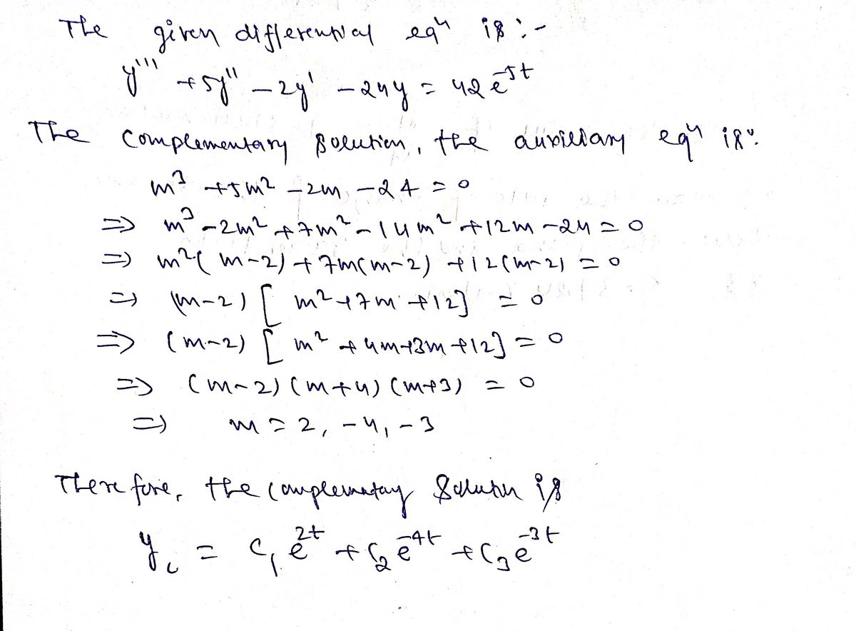 Calculus homework question answer, step 1, image 1