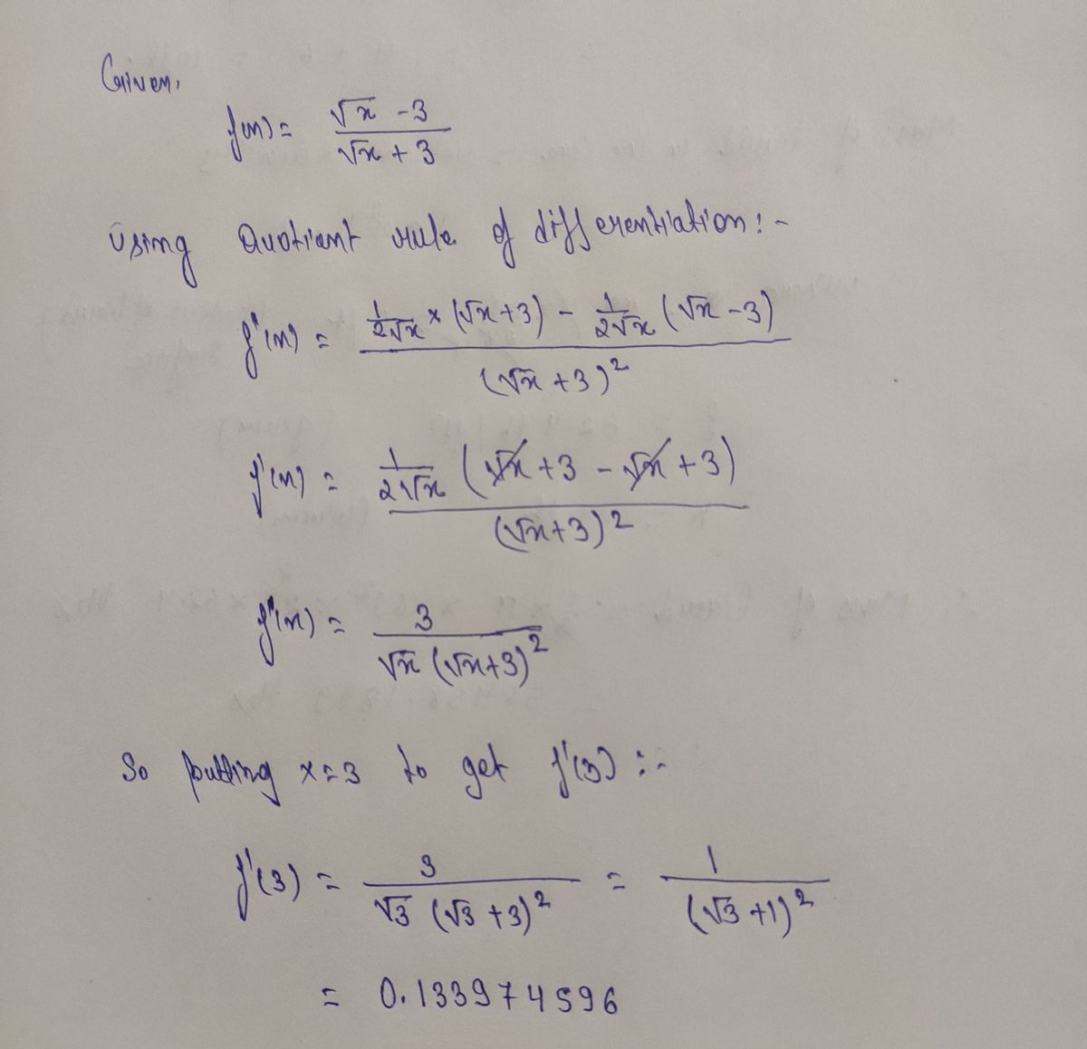 Calculus homework question answer, step 1, image 1