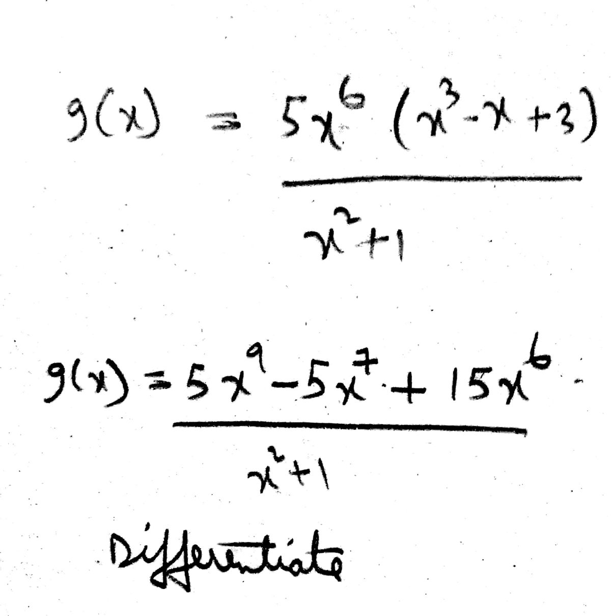 Calculus homework question answer, step 1, image 1