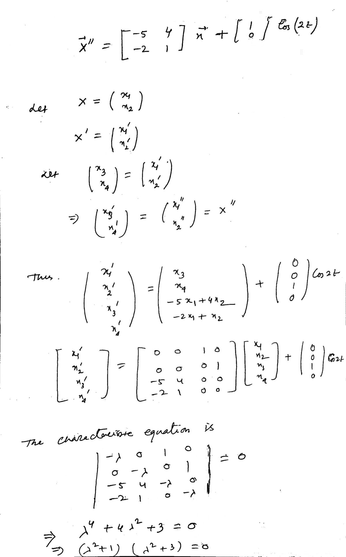 Advanced Math homework question answer, step 1, image 1