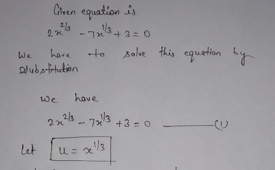 Algebra homework question answer, step 1, image 1